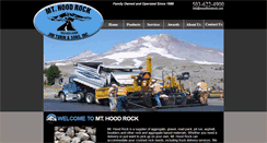 Desktop Screenshot of mounthoodrock.com