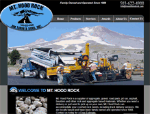 Tablet Screenshot of mounthoodrock.com